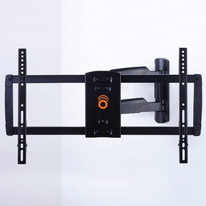 ECHOGEAR Corner TV Wall Mount for TVs Up to 65" - Easy to Install Single Stud Design for Maximum Wall Compatibility - 24" of Smooth Extension Plus Swivel, Tilt, Finish with Built-in Cable Management