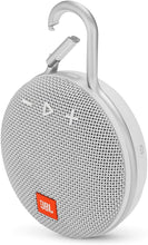 Load image into Gallery viewer, JBL Clip 3 Portable IPX7 Waterproof Wireless Bluetooth Speaker Built-in Carabiner, Noise-Canceling Speakerphone Microphone, Gray (Renewed)

