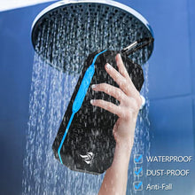 Load image into Gallery viewer, Bluetooth Wireless Speakers Waterproof IPX5 with HD Enhanced Bass Outdoor Wireless Portable Phone Speakers Built-in Mic Support FM AUX TF Card USB for iPhone iPad Android Phones Computer Etc. (Blue)
