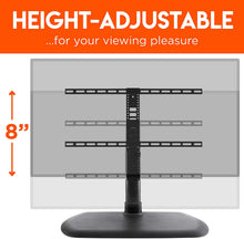 Load image into Gallery viewer, ECHOGEAR TV Swivel Stand - Universal Replacement Stand for TVs Up to 65"- Height Adjustable Up to 8" &amp; Smooth TV Swivel - Works with Samsung, LG, Sony &amp; More
