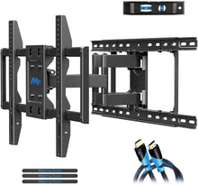 Load image into Gallery viewer, Mounting Dream TV Wall Mounts TV Bracket for 42-70 Inch TVs, Premium TV Mount, Full Motion TV Wall Mount with Articulating Arms, Max VESA 600x400mm and 100 LBS, Fits 16", 18", 24" Studs MD2296-24K
