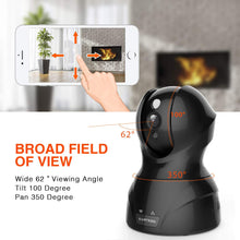 Load image into Gallery viewer, Security Camera 1080P WiFi Dog Pet Camera - KAMTRON Wireless Indoor Pan\/Tilt\/Zoom Home Camera Baby Monitor IP Camera with Motion Detection Two-Way Audio, Night Vision - Cloud Storage
