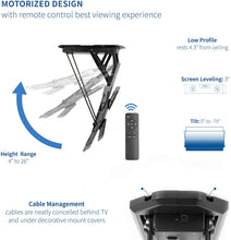 Load image into Gallery viewer, VIVO Electric Motorized Flip Down Pitched Roof Ceiling TV Mount for 23" to 55" Screen (MOUNT-E-FD55), Master Pack
