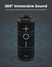 Load image into Gallery viewer, Tribit StormBox Bluetooth Speaker - 24W Portable Speaker, 360° Full Surround Sound, Enhanced Bass, Wireless Dual Pairing, IPX7 Waterproof, 20-Hour Playtime, 66ft Bluetooth Range Outdoor Speaker
