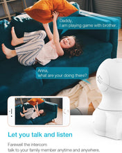 Load image into Gallery viewer, Baby Monitor, Lefun Wireless IP Security Camera WiFi Surveillance Pet Camera with Cloud Storage Two Way Audio Remote Viewing Pan Tilt Zoom Night Vision Motion Detect for Indoor Home Shop Office
