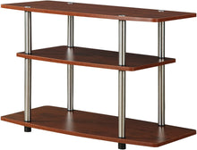 Load image into Gallery viewer, Convenience Concepts 131020 Designs2Go 3-Tier TV Stand, Black
