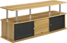 Load image into Gallery viewer, Convenience Concepts 151202 Designs2Go TV Stand with 3 Cabinets, Black
