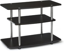 Load image into Gallery viewer, Convenience Concepts 131020 Designs2Go 3-Tier TV Stand, Black
