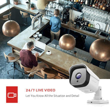 Load image into Gallery viewer, Victure 1080P Wireless Outdoor Security Camera 2.4G Bullet WiFi Security Camera with IP66 Weatherproof Motion Detection Night Vision 2-Way Audio Compatible with iOS/Android System
