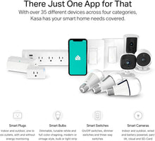 Load image into Gallery viewer, Kasa Indoor Camera by TP-Link, 1080p HD Smart Home Security Camera with Night Vision, 2-Way Audio, Motion Detection for Pet Baby Monitor, Works with Alexa &amp; Google Home (KC120)
