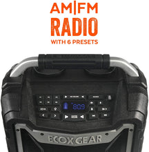 Load image into Gallery viewer, ECOXGEAR EcoTrek GDI-EXTRK210 Rugged Waterproof Floating Portable Bluetooth Wireless 100 Watt Stereo Smart Speaker and PA System (Gray)
