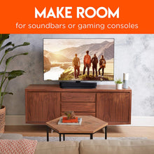 Load image into Gallery viewer, ECHOGEAR TV Swivel Stand - Universal Replacement Stand for TVs Up to 65"- Height Adjustable Up to 8" &amp; Smooth TV Swivel - Works with Samsung, LG, Sony &amp; More

