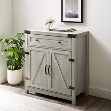 Load image into Gallery viewer, Walker Edison Furniture Company Farmhouse Barn Wood Universal Stand for TV's up to 64" Flat Screen Living Room Storage Cabinet Doors and Shelves Entertainment Center, 58 Inch, Grey Wash
