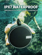 Load image into Gallery viewer, INSMY IPX7 Waterproof Shower Bluetooth Speaker, Portable Wireless Outdoor Speaker with HD Sound, Support TF Card, Suction Cup for Home, Pool, Beach, Boating, Hiking 12H Playtime
