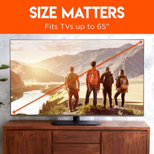 Load image into Gallery viewer, ECHOGEAR TV Swivel Stand - Universal Replacement Stand for TVs Up to 65"- Height Adjustable Up to 8" &amp; Smooth TV Swivel - Works with Samsung, LG, Sony &amp; More
