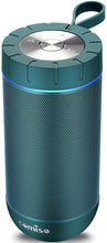 Load image into Gallery viewer, COMISO Waterproof Bluetooth Speakers Outdoor Wireless Portable Speaker with 20 Hours Playtime Superior Sound for Camping, Beach, Sports, Pool Party, Shower (Malachite Green)
