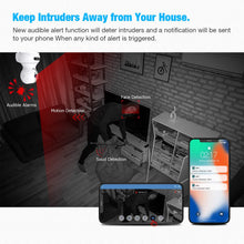 Load image into Gallery viewer, Wireless Camera, 5MP HD Lefun Security Camera, Surveillance WiFi IP Camera for Baby/Pet/Dog/Nanny/Home/Indoor Security Camera with Sound Motion Detect Deterrent Alarm Two-Way Audio Night Vision
