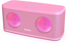 Load image into Gallery viewer, Bluetooth Speakers, DOSS SoundBox Plus Portable Wireless Bluetooth Speaker with 16W HD Sound and Deep Bass, Wireless Stereo Pairing, 20H Playtime, Wireless Speaker for Home, Outdoor, Travel - Black
