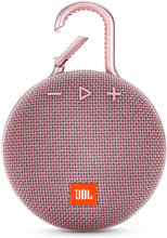 Load image into Gallery viewer, JBL Clip 3 Portable Waterproof Wireless Bluetooth Speaker - Pink (Renewed)
