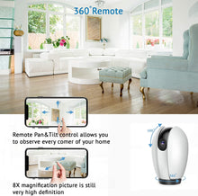 Load image into Gallery viewer, LaView PT Home Security Camera HD 1080P(2 Pack),Home Security System with Motion Detection,Include 2 SD Cards,32GB,Two-Way Audio, Night Vision,WiFi Home Indoor for Baby/pet,Alexa, USA Cloud Service
