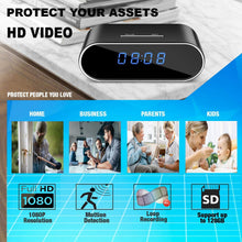 Load image into Gallery viewer, WEMLB WB-726 HD 1080 P WiFi Hidden Camera Alarm Clock Night Vision/Motion Detection/Loop Recording Wireless Security Camera for Home Surveillance - Spy Cameras

