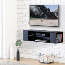 Load image into Gallery viewer, FITUEYES Wall Mounted Audio\/Video Black Wood Grain for Xbox one \/PS4\/ vizio\/Sumsung\/Sony TV DS210002WB

