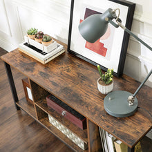 Load image into Gallery viewer, VASAGLE ALINRU Small TV Stand for 50 Inches TV, TV Console Table with Storage, Entertainment Center, for Living Room, Small Space, Industrial Rustic Brown ULTV39BX
