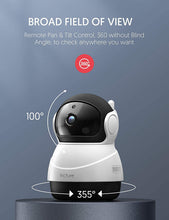 Load image into Gallery viewer, Victure 1080P WiFi Pet Camera FHD Indoor Surveillance Security IP Camera with Motion Detection Night Vision 2-Way Audio Cloud Storage for Baby/Elder/Pet Monitor with Camera
