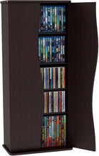 Load image into Gallery viewer, Atlantic Venus Media Storage Cabinet - Stylish Multimedia Storage Cabinet Holds 198 CDs, 88 DVDs or 108 Blu-Rays, 4 Adjustable and 2 Fixed Shelves PN83035729 in Espresso
