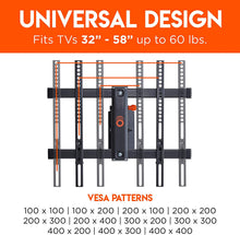 Load image into Gallery viewer, ECHOGEAR Full Motion TV Wall Mount for TVs Up to 58" - Smooth Extention, Swivel, Tilt - Wall Template for Easy Install On 1 Stud - After Install Level &amp; Hide Cables with Built-in Cable Management
