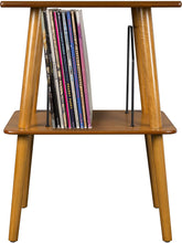 Load image into Gallery viewer, Crosley ST66-AC Manchester Turntable Stand with Wire Record Storage, Acorn
