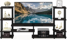 Load image into Gallery viewer, FURINNO Turn-N-Tube Grand Entertainment Center, Espresso\/Black
