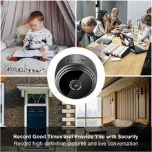 Load image into Gallery viewer, 32GB Mini HD 1080P Wireless Hidden Camera,Home WiFi Remote Security Cameras,Smart Motion Detection,Instant Push Notifications, Remote Playback,Magnetic Feature,Night Vision Spy Camera,by HZTCAM
