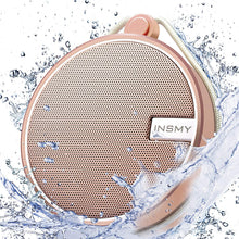 Load image into Gallery viewer, INSMY IPX7 Waterproof Shower Bluetooth Speaker, Portable Wireless Outdoor Speaker with HD Sound, Support TF Card, Suction Cup for Home, Pool, Beach, Boating, Hiking 12H Playtime
