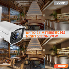 Load image into Gallery viewer, Outdoor Security Camera, 1080P WiFi Camera Surveillance Cameras, IP Camera with Two-Way Audio, IP66 Waterproof, Night Vision, Motion Detection, Activity Alert, Deterrent Alarm - iOS, Android
