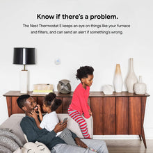 Load image into Gallery viewer, Google E Nest Automated Climate Thermostat, white (T4000ES), 1
