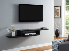 Load image into Gallery viewer, Martin Furniture  60" Asymmetrical Wall Mounted A\/V Console, 60inch, Black
