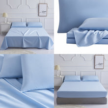 Load image into Gallery viewer, 230TC Bed linen cotton Solid color Parure sheet set bedding set bed set boho bed sheets bed cover sets
